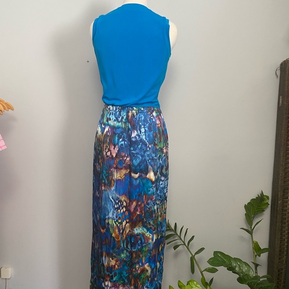 Designer Joeffer Caoc watercolour dress - Picture 5 of 8